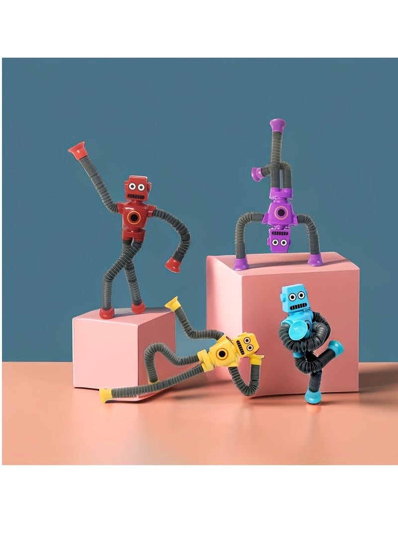 4-color Suit With Variable Robot Telescopic Tube, Educational Toys To Exercise Children's Hands-on Ability - Image 5