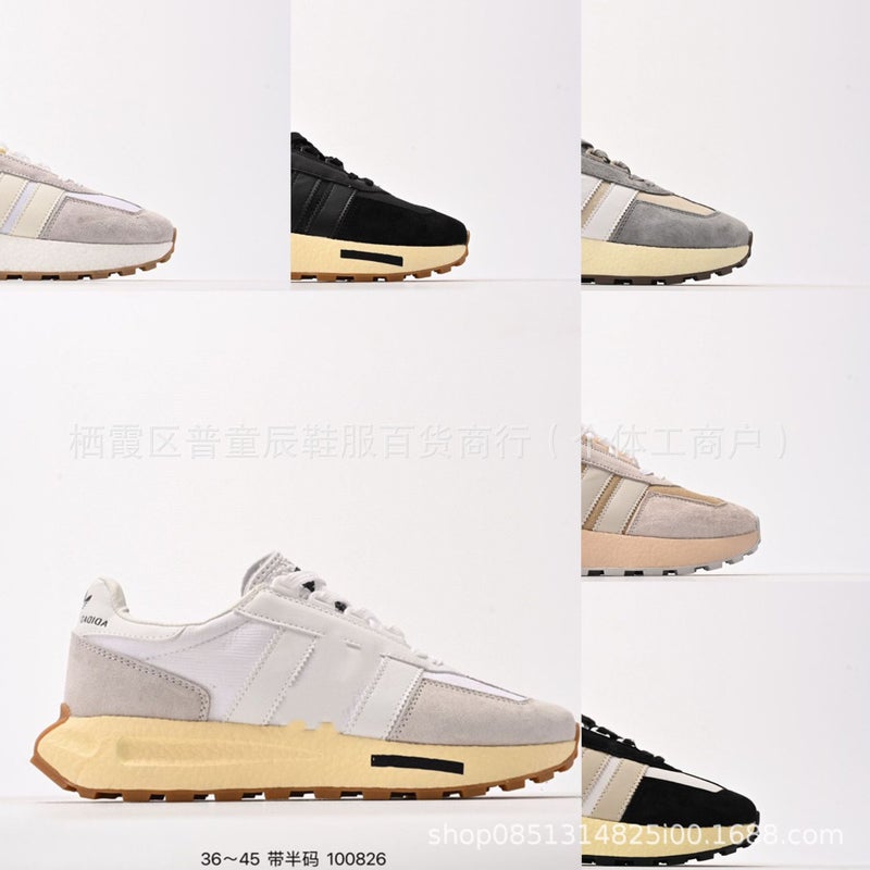 Clover Retropy E5 Popcorn Speed Lightweight Retro All-Match Breathable Casual Sports Jogging Shoes