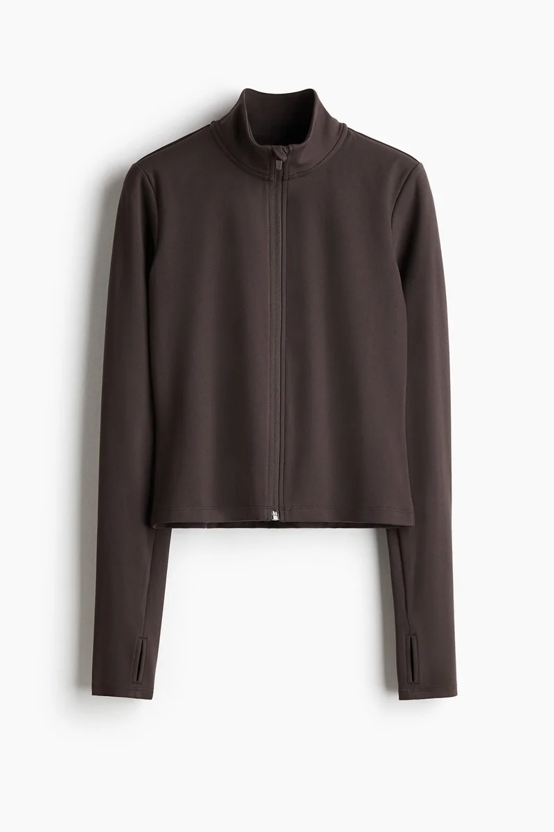 H&M SoftMove™ Zip-through sports jacket