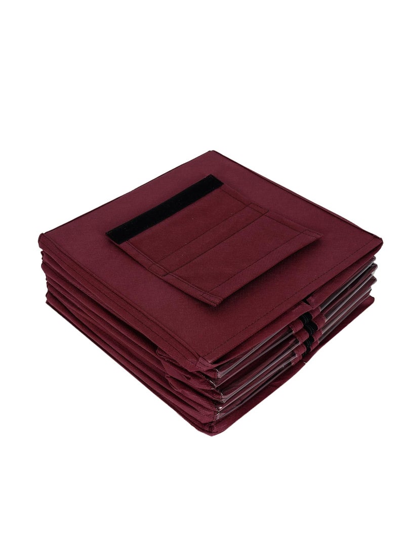 JMD JMD Creation Hanging Cloth Organizer Maroon Only for Hanging Not for Stand  - Image 5