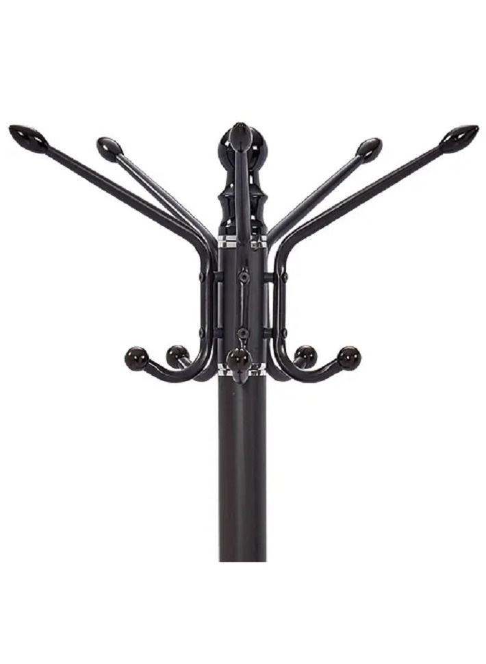 DubaiGallery حاملات المعاطف رفوف المعاطف رفوف المعاطف المعدنية حامل المعطف المعدني حامل القبعات المعطف الثقيل غرفة النوم الممر قائم بذاته رفوف الملابس حاملات القبعات رفوف التعليق المستقلة - Image 2