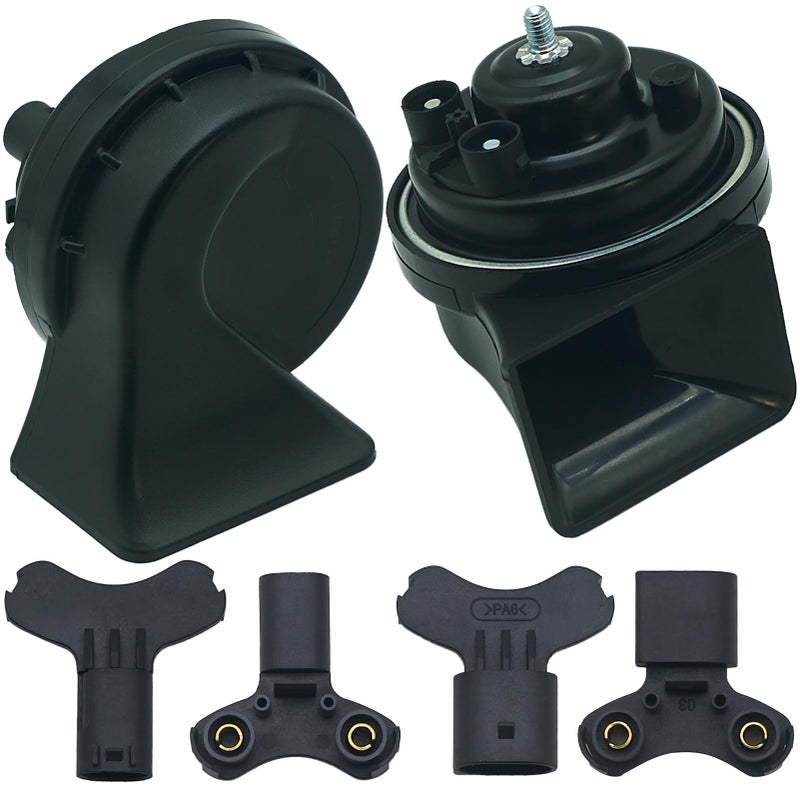 NEOGET Car Horn for BMW Multifunction Loud High Low 2 Tone Auto Horn Waterproof 128dB Replacement for BMW