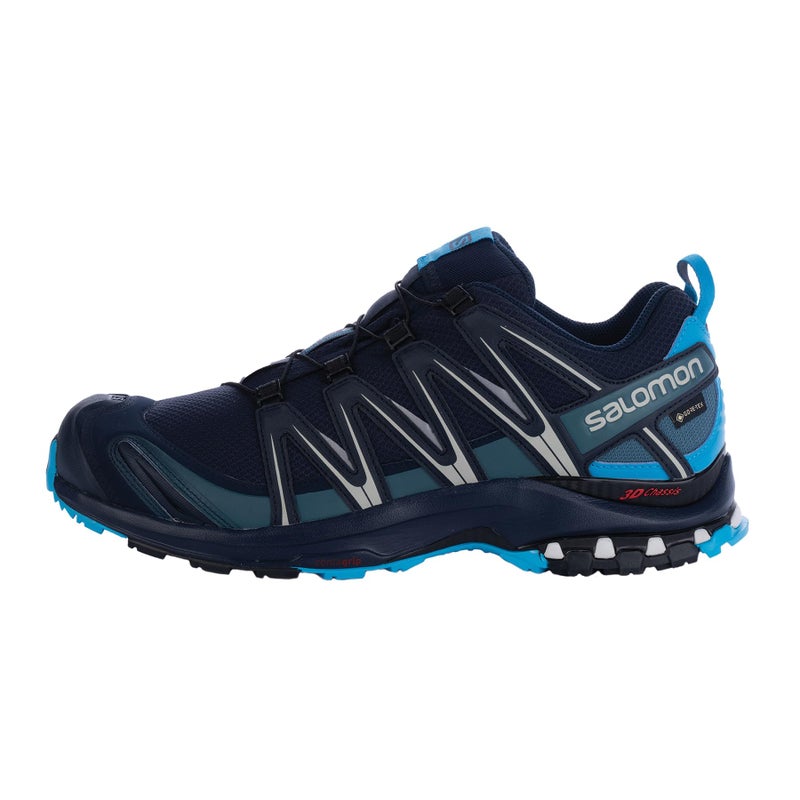 Salomon Mens XA PRO 3D GTX Trail Running Shoes for Men Navy BlazerHawaiian OceanDawn Blue105