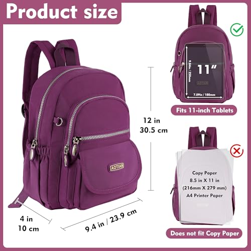 AOTIAN Mini Nylon Women Backpacks Casual Lightweight Small Daypack for Girls - Image 3