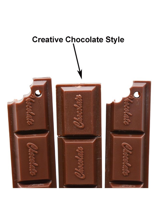 مايداهوي 10 قطع من أقلام الحبر الجاف على شكل شوكولاتة، أقلام طعام مضحكة، أقلام مبتكرة بحبر أزرق لحفلات المدرسة والمكتب - Image 3