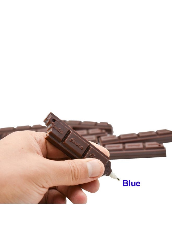 مايداهوي 10 قطع من أقلام الحبر الجاف على شكل شوكولاتة، أقلام طعام مضحكة، أقلام مبتكرة بحبر أزرق لحفلات المدرسة والمكتب - Image 5