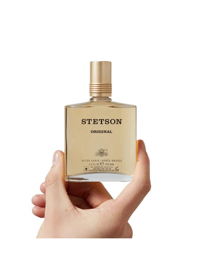 Stetson Original Aftershave by Scent Beauty - After Shave Splash for Men - Earthy and Woody Aroma with Fragrance Notes of Citrus, Patchouli, and Tonka Bean - 3.5 Fl Oz  - Image 3