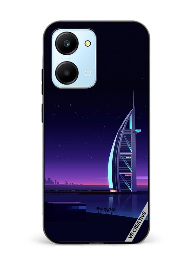 VR CREATIVE Protective Case Cover For Honor Play7T Burj Al Arab Design Multicolour - Image 1