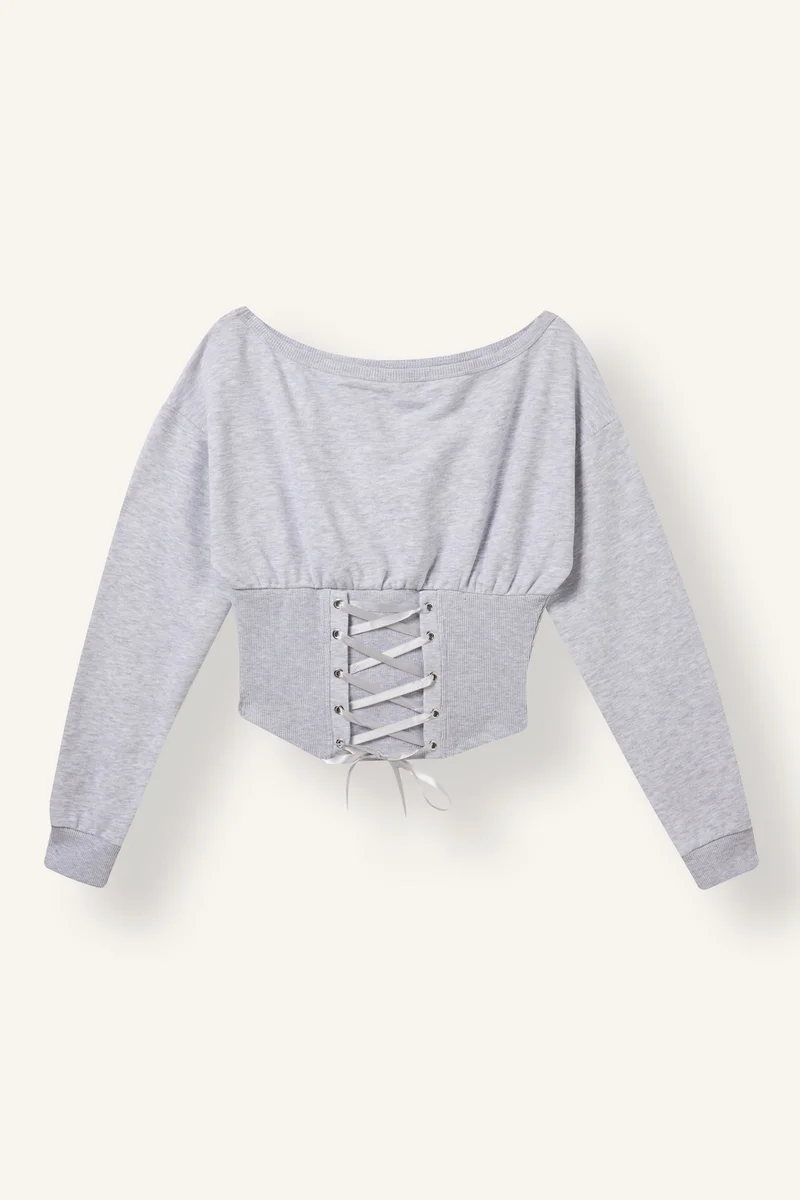 Slim Fit Long Sleeve Sweatshirt