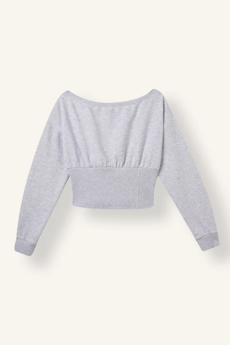 Defacto  Slim Fit Long Sleeve Sweatshirt for Men | Best Price UAE