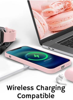 MIGOFAST Liquid Silicone Gel Cover with Full Body Protection Anti-Scratch Shockproof Case Compatible with iPhone 12 Pro Max  - Image 4