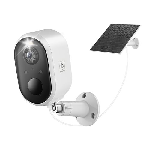 Aurumbach Aurumbach Solar Security Camera Outdoor Wireless Color Night Vision Battery Powered Pir Motion Cameras For Home Surveillance Light And Sound Alarm Audio