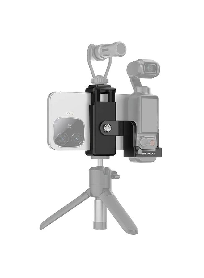 PuluZ Protective Frame Phone Clamp Adapter Bracket For DJI Osmo Pocket 3 Black - Image 1