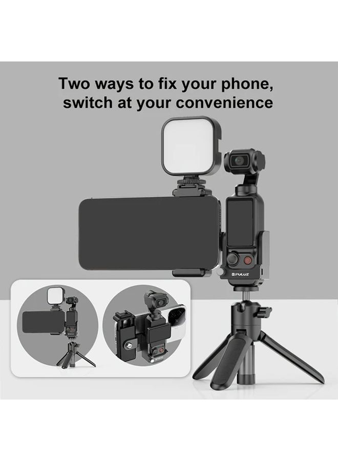PuluZ Protective Frame Phone Clamp Adapter Bracket For DJI Osmo Pocket 3 Black - Image 3