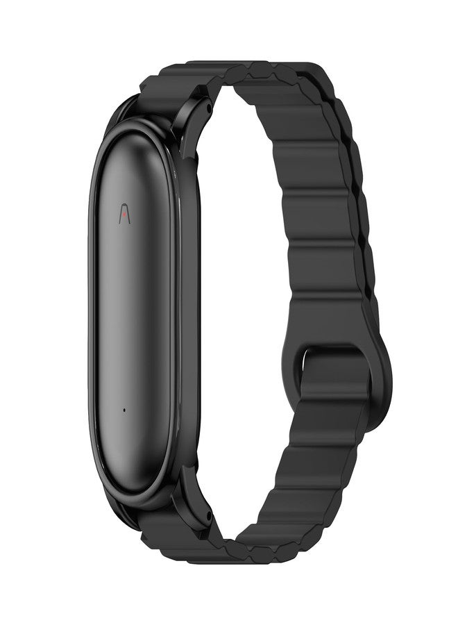 Wacanc Silicone Magnetic Wristband Compatible with Plaud NotePin Voice Recorder,PC Case with Adjustable Wearable Strap for Plaud NotePin S (2025) ,Lightweight Replacement Magnetic Strap Secure Fit Accessories (Black) - Image 1