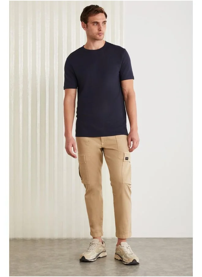 جريميلانج Grimelange Tiago Men's Navy Blue T-Shirt