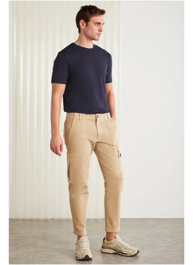 جريميلانج Grimelange Tiago Men's Navy Blue T-Shirt