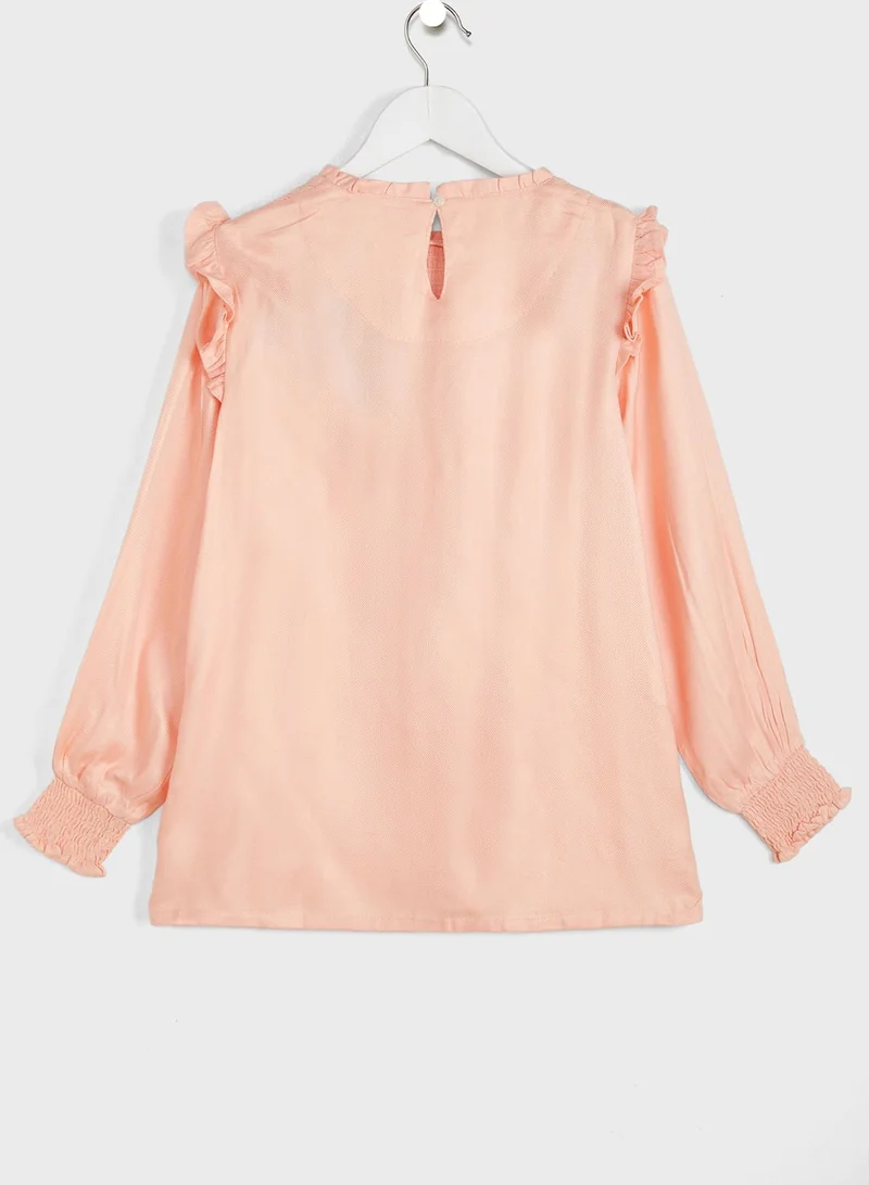 Ripples Solid Dress