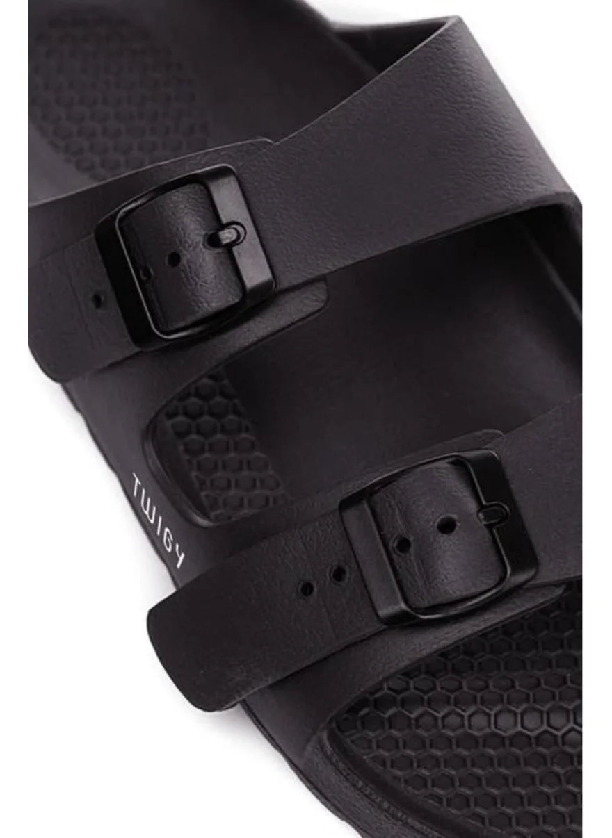 تويجي Justin Men's Slippers Black 40/45 ZZ0601