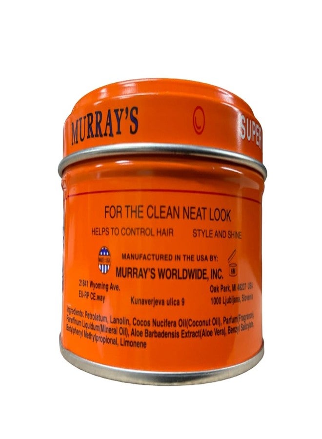 Murrays Murray's Light Pomade & Hair Dressing, Super Light, 3 oz. - Image 2