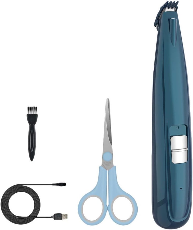 Pet Dog Hair Clipper Paw Hair Trimmer with LED Light Rechargeable Handheld Electric Grooming Tool - Image 1