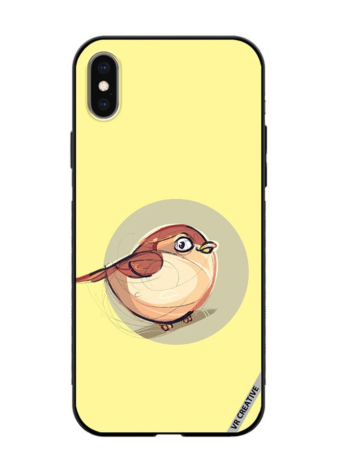 VR CREATIVE Protective Case Cover For Apple iPhone X/XS Little Sparrow Design Multicolour - Image 1
