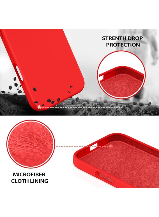 MUNTAQI iPhone 15 Pro Max Case Silicone – Soft Liquid Silicone Cover with Microfiber Lining, Shockproof Slim Protective Phone Case for iPhone 15 Pro Max 6.7", Anti-Scratch, Wireless Charging Compatible - Image 2