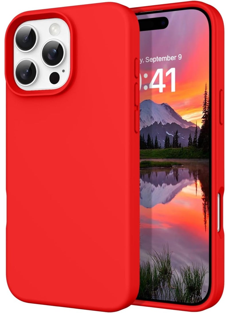 MUNTAQI iPhone 15 Pro Max Case Silicone – Soft Liquid Silicone Cover with Microfiber Lining, Shockproof Slim Protective Phone Case for iPhone 15 Pro Max 6.7", Anti-Scratch, Wireless Charging Compatible - Image 1
