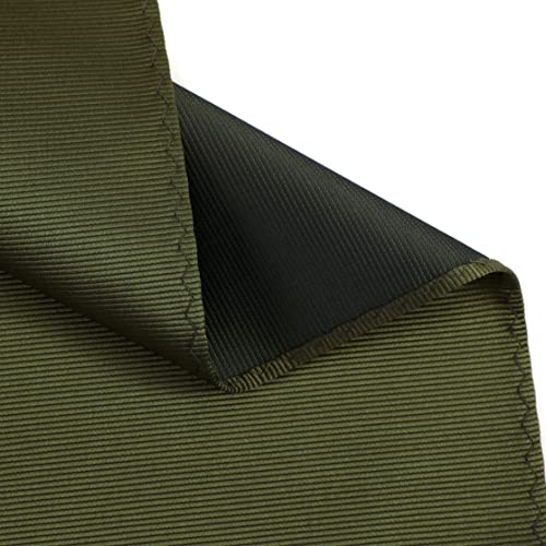 fortunatever Boys Solid Pre-tied Bow Ties,Olive Green Adjustable Tuxedo Bowtie For Boy With Multiple Colors+Pocket Square (11''-19'') - Image 3