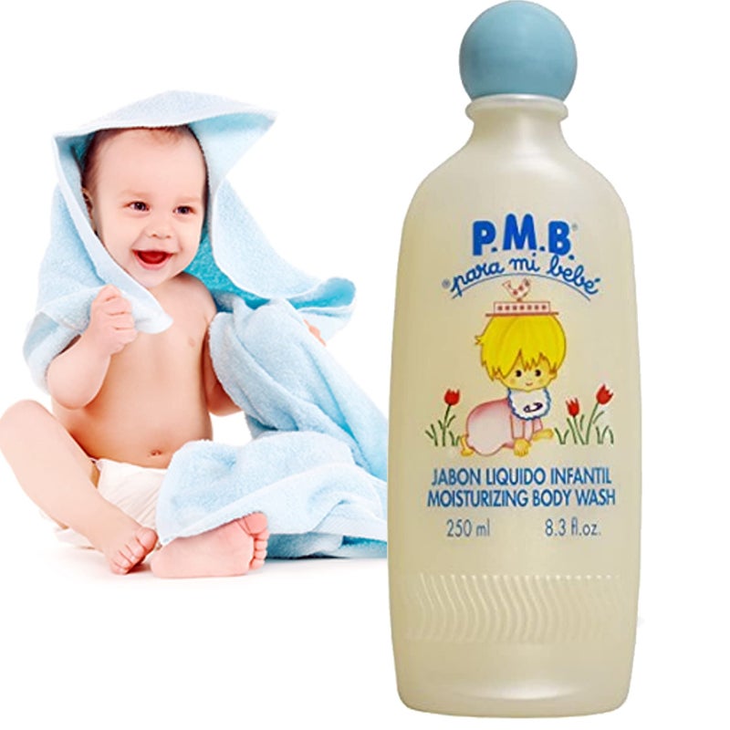 Para Mi Bebe P.M.B. para mi bebe Jabon Liquido Infantil Moisuturizing Body Wash 8.3 oz 250 ml - Image 3