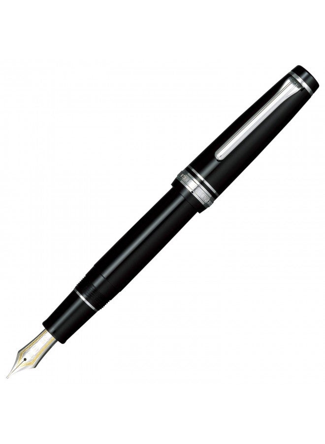 Sailor Fountain Pen Professional gear silver 112037420 Middle Point - Image 1