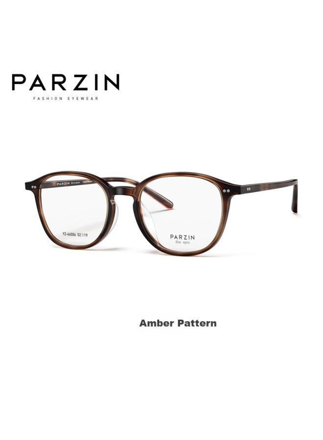 Parzin Uni Lightweight Rectangular Eyeglass Frame For Myopia With D-shaped Frame, Model 66006 - Image 4
