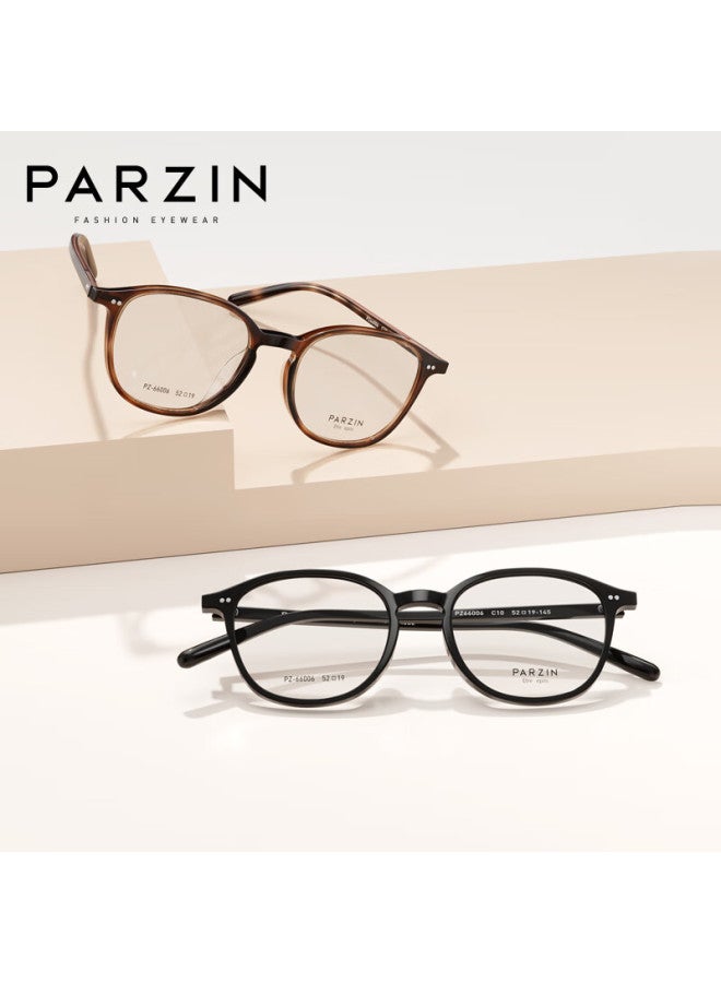 Parzin Uni Lightweight Rectangular Eyeglass Frame For Myopia With D-shaped Frame, Model 66006 - Image 1