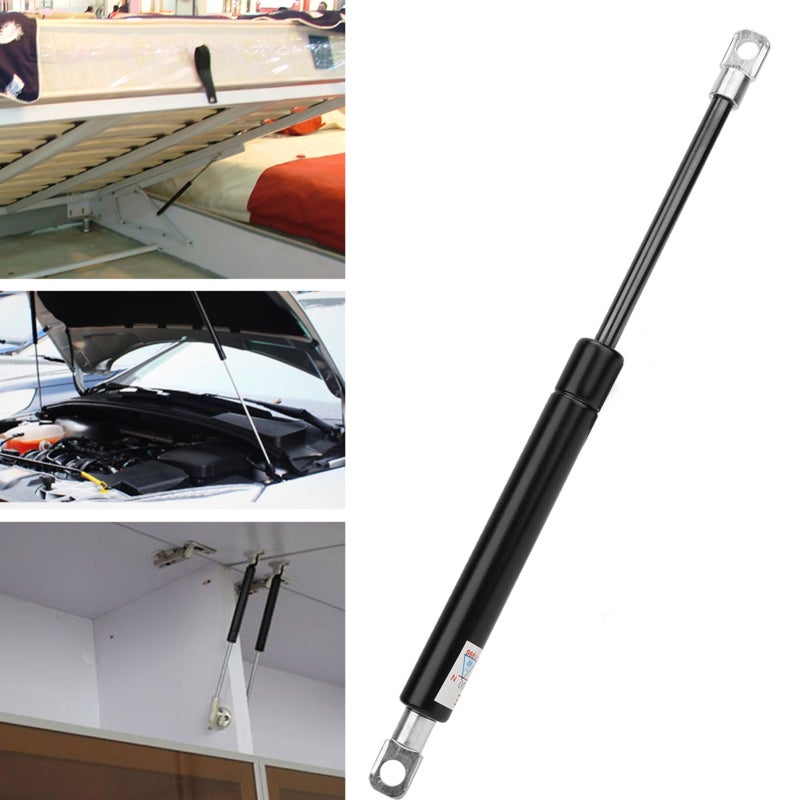Gas Spring 280mm Center Distance 300N Pressure Corrosion-Proof High Rigidity - Flat Joint Replacement for Equipment Flip Lid Snack Car Flip Door Light Box - Image 5