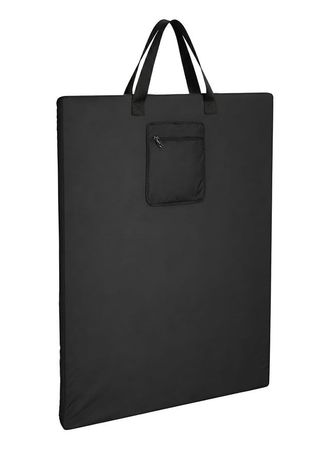 Encasify Premium 40x40 Inch Jumbo Full Carrom Board Cover - Advanced Board Protection with Dedicated Accessories Pocket | Black - Image 1