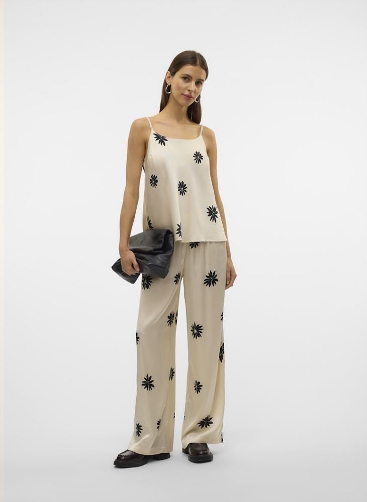 فيرو مودا بلوزة بدون أكمام بطبعة زهور - Image 5