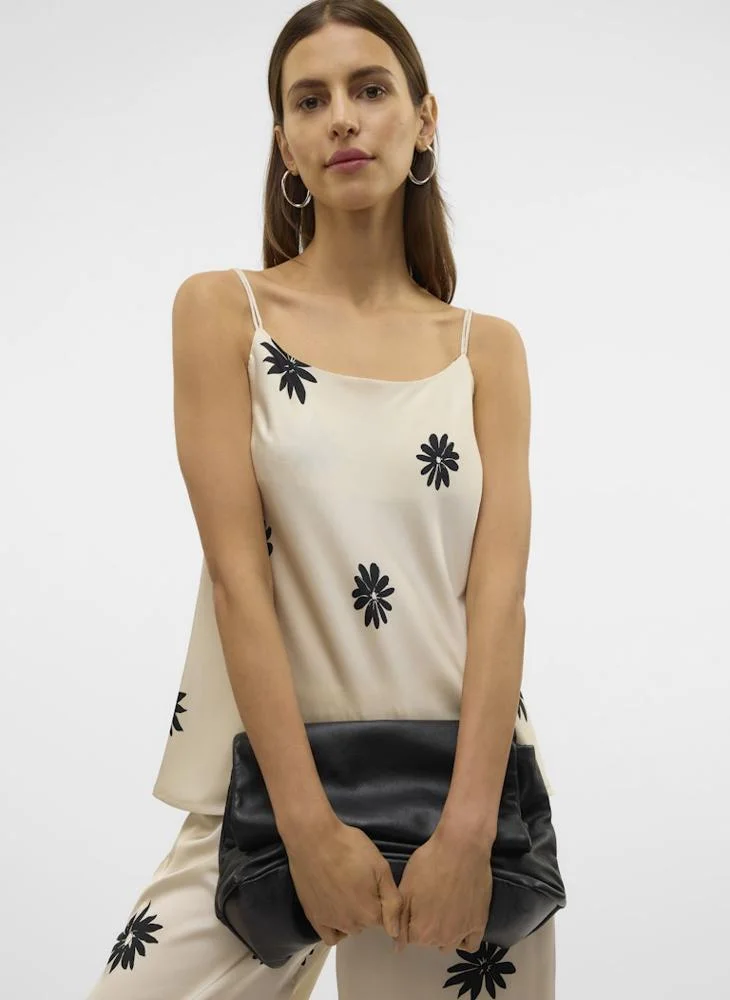 VERO MODA Floral Print Sleeveless Top