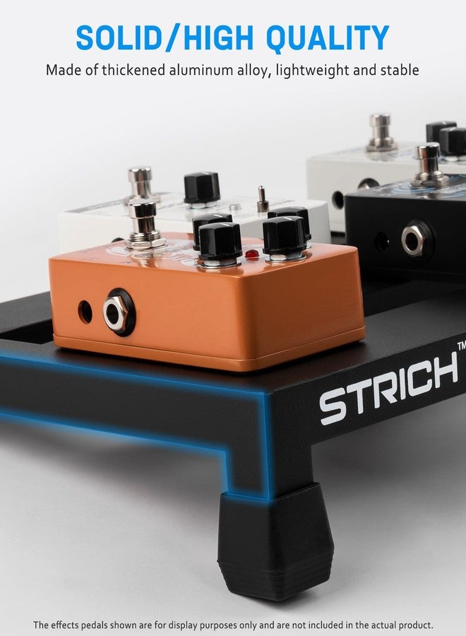 STRICH MINI 15+ Guitar Pedal Board, Aluminum Alloy, 0.1 lbs (0.55 kg), Ultra Lightweight, Effector Board, 15.0 x 8.7 inches (38 x 22 cm), Carrying Bag Included - Image 2
