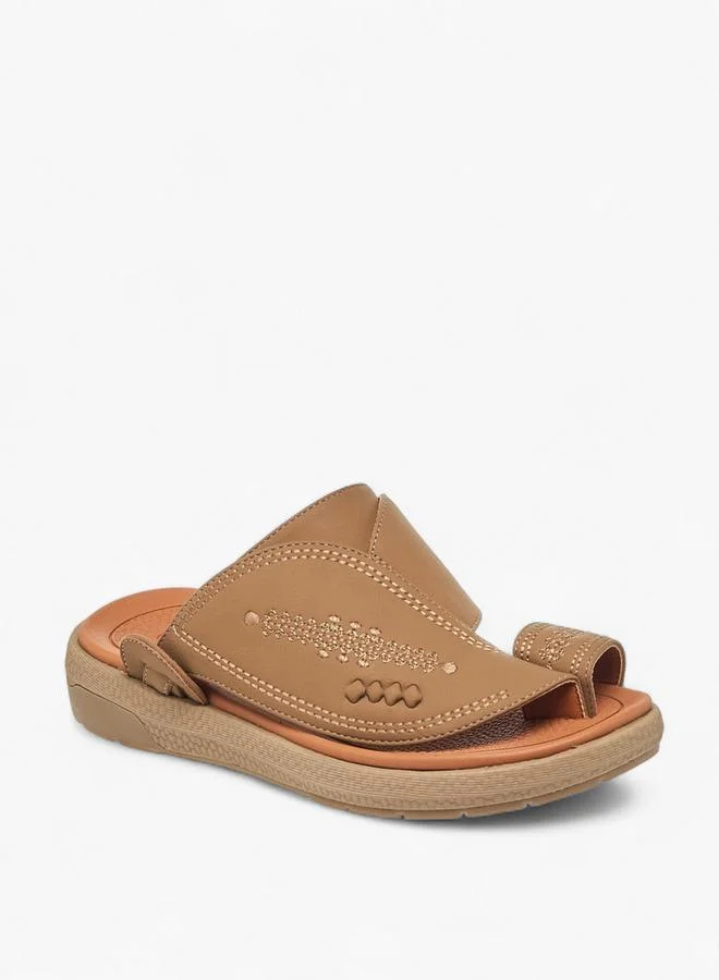 لو كونفورت Boys Embroidered Arabic Sandals