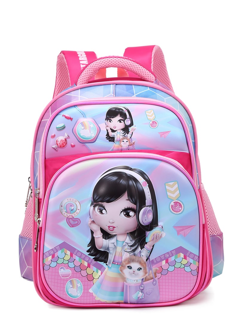 Stargold Baby Backpack For Baby Girls With Adjustable Strap For School 14 Inch - Image 1