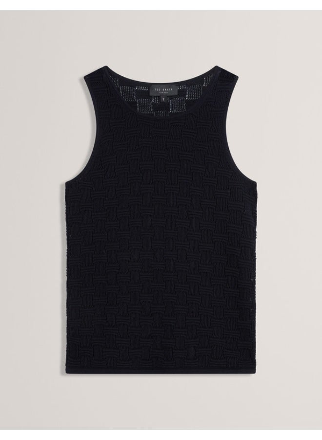 Ted Baker Touch Of Silk Knitted Sleeveless Top - Image 1
