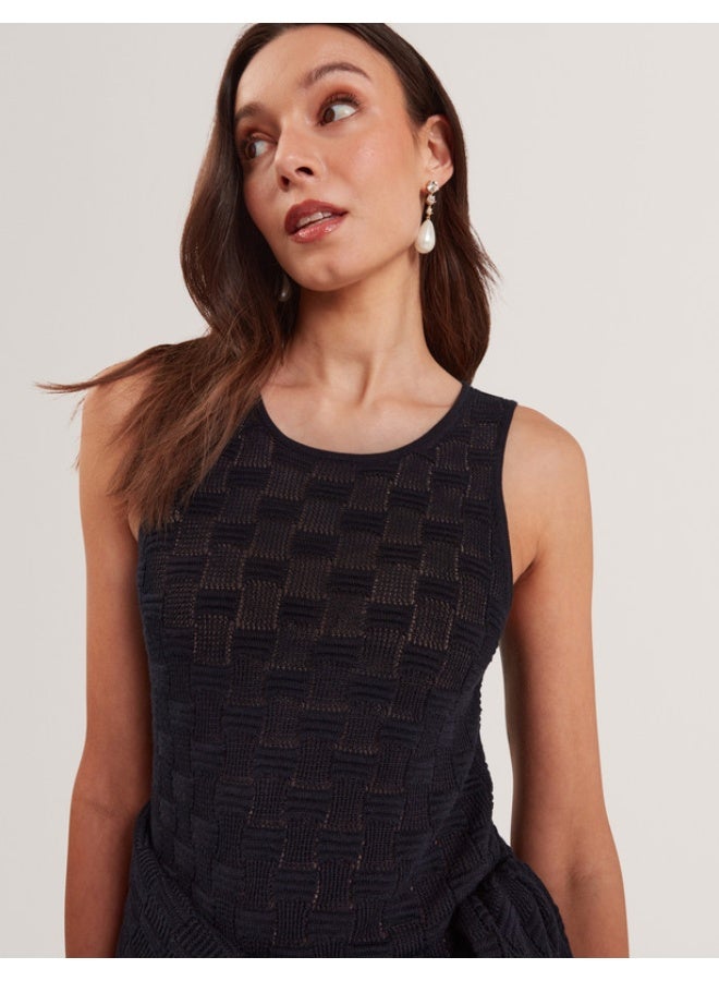 Ted Baker Touch Of Silk Knitted Sleeveless Top - Image 5