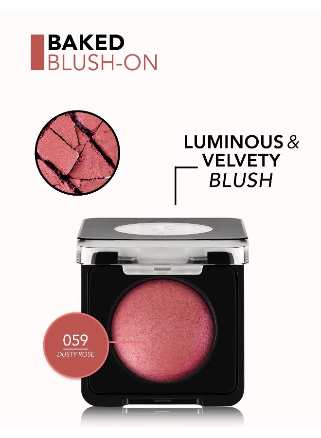 flormar Baked Blush On – 059 Dusty Rose – Buildable, Blendable, Radiant Finish, Soft, Matte Finish Dusty Rose - Image 5
