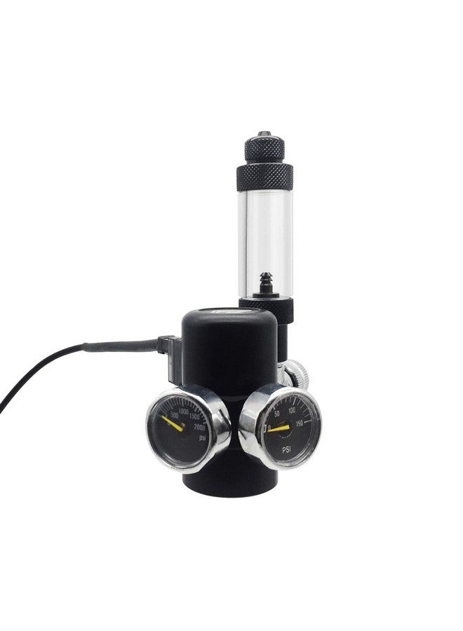 Fzone Aquarium Co2 Regulator For Paintball With Dc Solenoid And Aluminum Alloy Bubble Counter And Check Valve - Image 1
