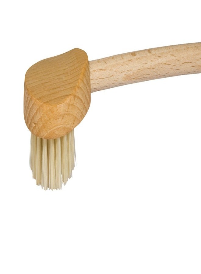 Redecker Natural Pig Bristle Back Scratcher Brush with Oiled Beechwood Handle, 20-1/2-Inches - Image 2