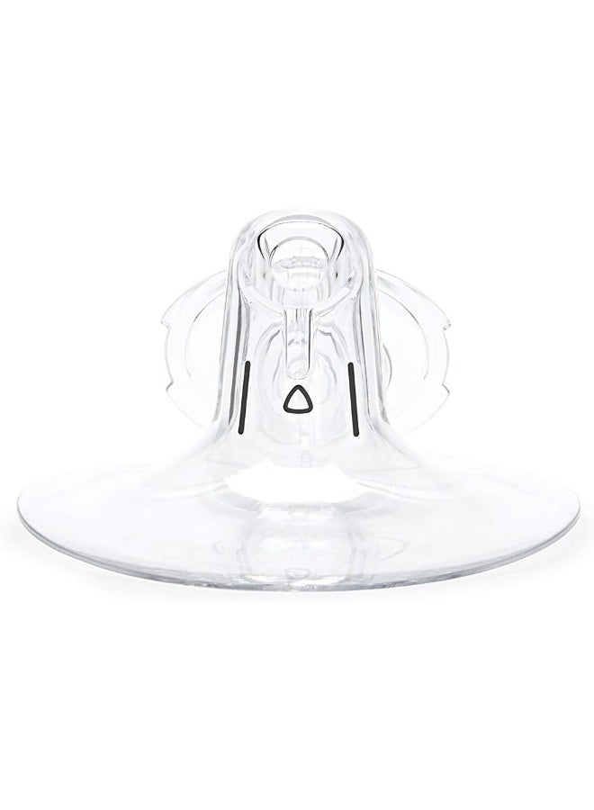 elvie Elvie Pump Breast Shields - 24mm | 2 Pack Nipple Shield Flange for Expressing Breast Milk | Baby Breastfeeding Accessories for Electric Breast Pump | BPA Free Breast Shields| Nursing Bra Compatible - Image 2