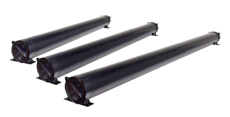 Valterra A04-5094BK RV Adjustable EZ Hose Carrier with Lockable Door Cap, Black - Image 4