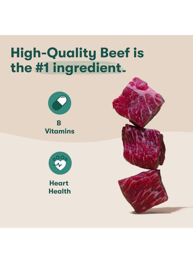 جينكس قطع لحم جينكس، مكافآت الكلاب المجففة الناعمة، وجبة خفيفة بحجم اللقمة، قليلة السعرات الحرارية ومليئة بالنكهة، لحم بقري وكبد حقيقي مدخن ببطء، بدون مواد مالئة، 5 أونصة - Image 2