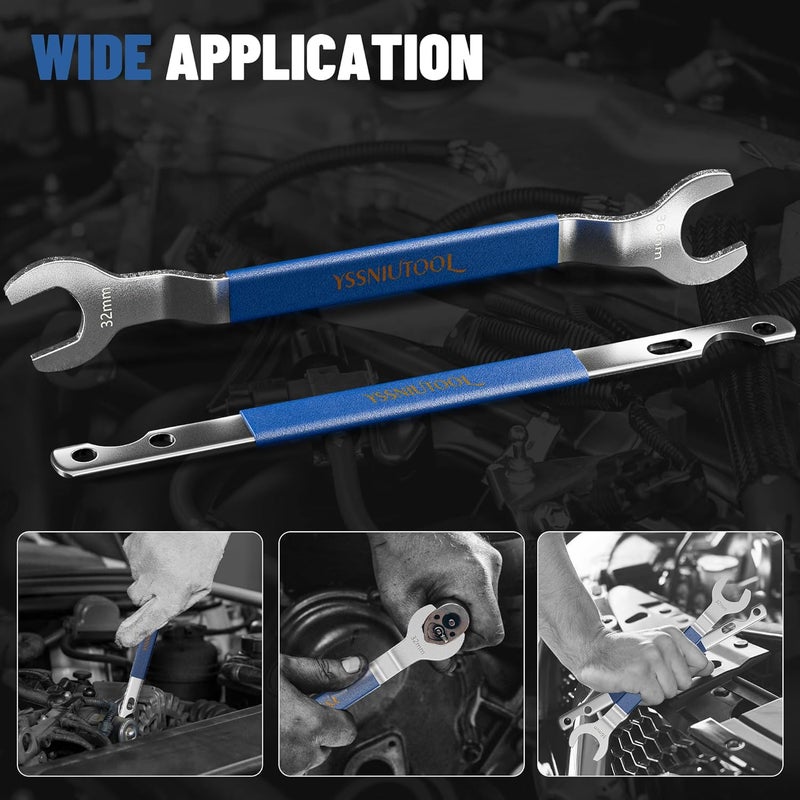 YSSNIUTOOL Fan Clutch Wrench Set - 32mm & 36mm - Image 2