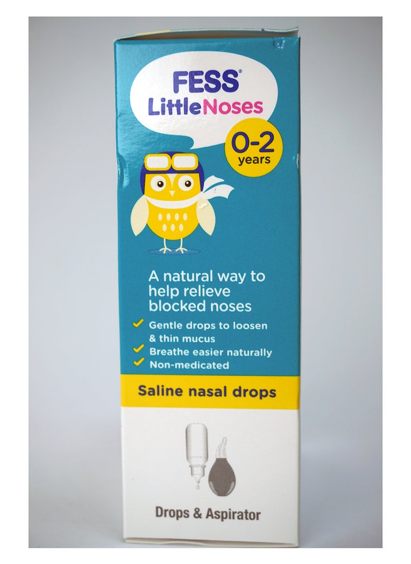 FESS Little Noses Saline Nasal Drops-25Ml  - Image 4